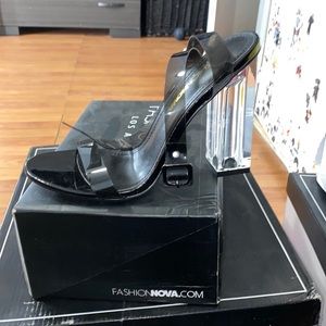 Glass slipper Fits smaller than size